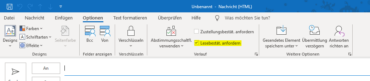 Outlook eine Lesebestätigung anfordern So geht s