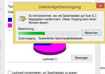 Windows 10: Windows-Cache löschen mit dem Tool Datenträgerbereinigung