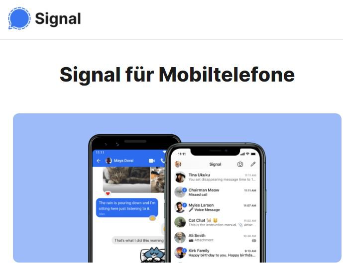 Signal - WhatsApp Alternative