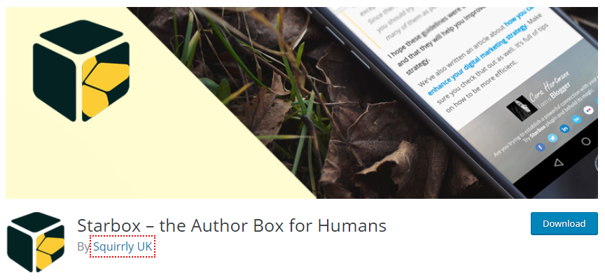 Starbox – the Author Box for Humans WordPress-Autorenbox 