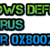 Fehler 0x80070643: Security Intelligence Update for Windows Defender Antivirus – KB2267602 (Version 1.335.493.0) -Error 0x80070643