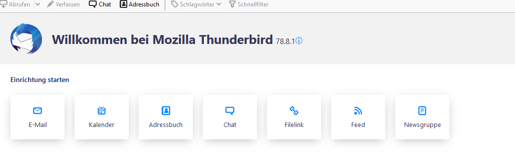 Thunderbird Passwort ändern