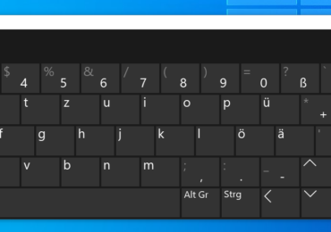 Windows 10 Bildschirmtastatur aktivieren