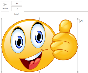 Smileys Outlook einfügen - Tipps Emoji und Smileys in E-Mails einfügen