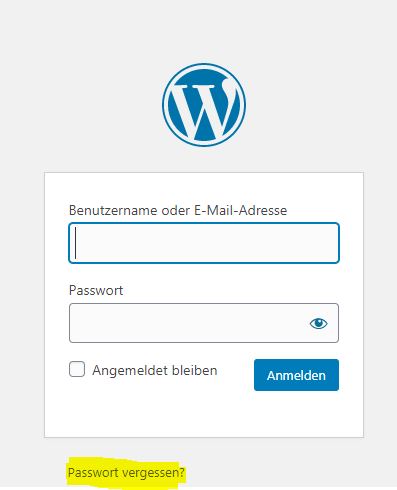WordPress-Passwort manuell ändern