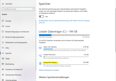 Windows 10 Fehler 0x80073712 beheben – Teil2