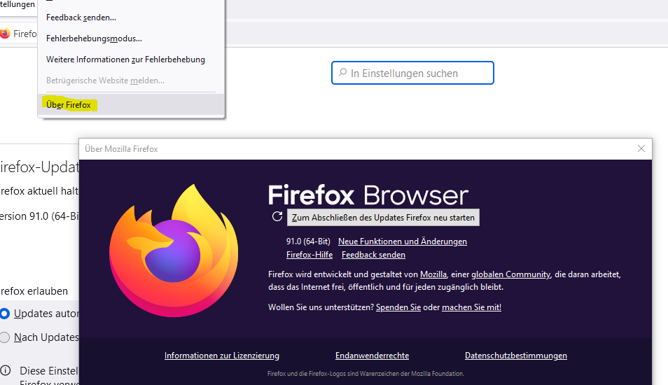 Mozilla Firefox: Den Fehler ssl_error_no_cypher_overlap beheben