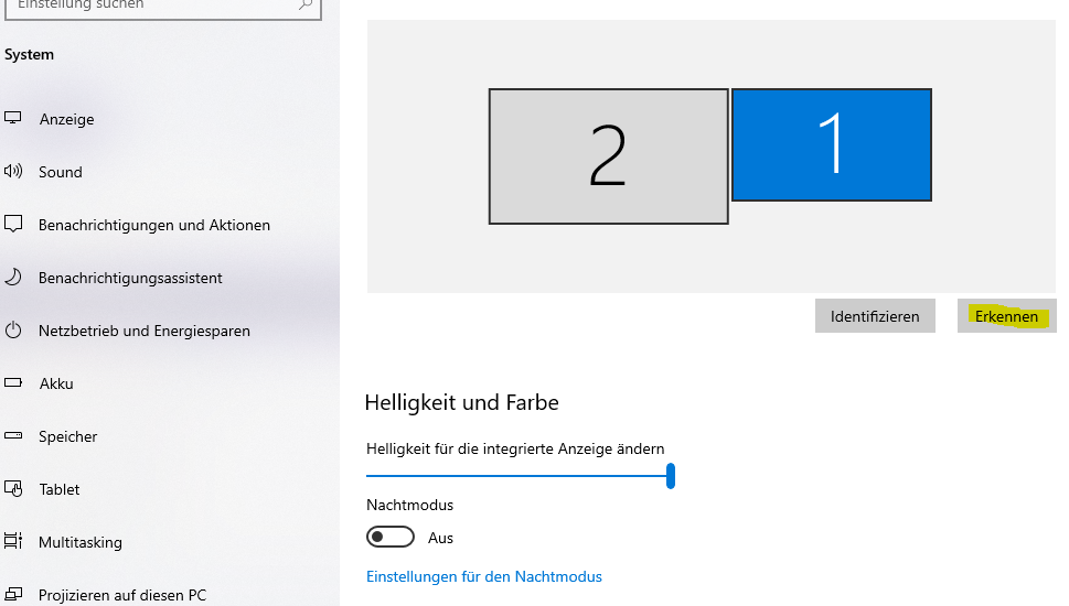 Windows 10 3 Bildschirme einrichten