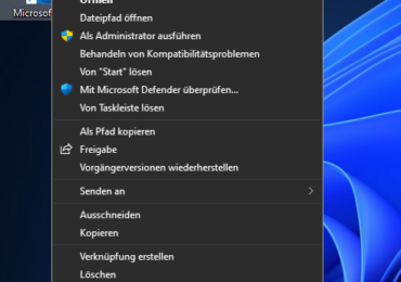 Windows 11: Zurück zum klassischen Kontextmenü in Windows 11