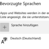 Windows 10: Anzeigesprache ändern – Sprachpakete hinzufügen in Windows 10