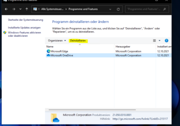 Windows 11 Apps und Programme deinstallieren