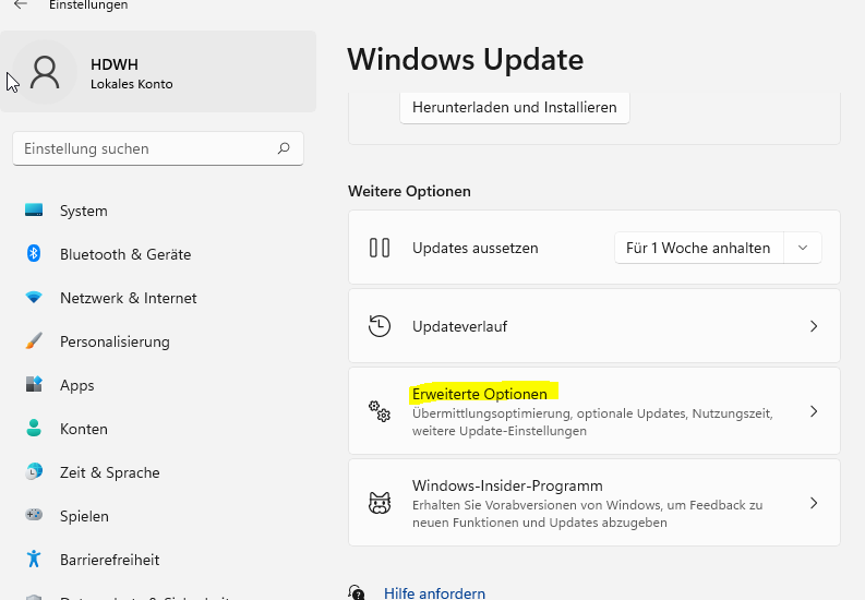 Windows Update-Neustartbenachrichtigungen aktivieren oder deaktivieren