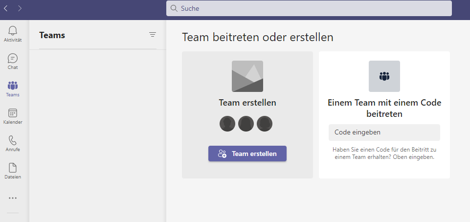 So erstellt ihr ein Team in Microsoft Teams