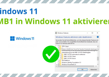 SMB1 in Windows 11 aktivieren: Eine Schritt-für-Schritt-Anleitung