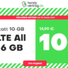 Mobilfunktarife: Handyvertrag LTE All 16 GB für nur 10,99 Euro statt 14,99 Euro