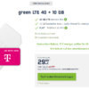 Telekom-Netz: green LTE 40 + 10 GB für 29,99 Euro monatlich statt 46,99 Euro bei mobilcom-debitel