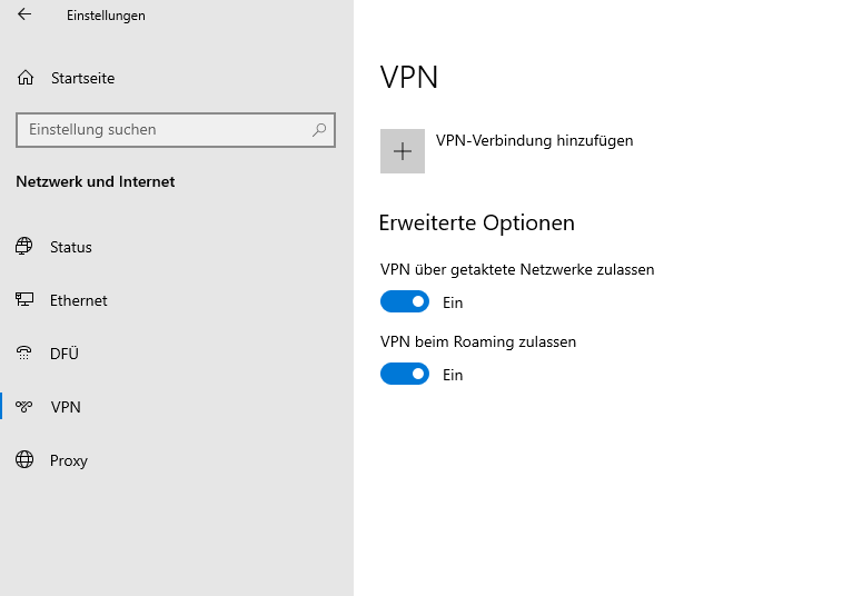 Windows 10: VPN unter Windows 10 einrichten
