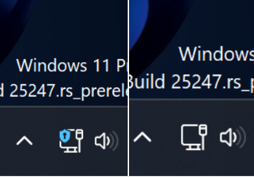 Windows 11: In der Taskleiste wird eine VPN-Statusanzeige hinzugefügt