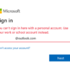 Outlook für Microsoft 365: Anmelde-Bug – Anmeldung mit Outlook.com Konto nicht möglich