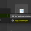 Windows 10: App-Einstellungen zurücksetzen