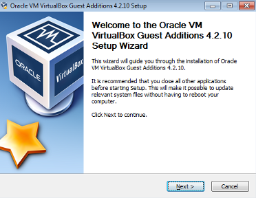 Windows XP VirtualBox Guest Additions zu installieren