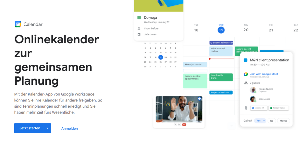 Google Kalender auf dem Windows Desktop ablegen