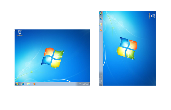 Bildschirm drehen in Windows 7 und 8 über die Anzeigeeinstellungen