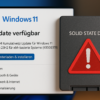 Windows-11-Update soll SSDs zerstören? Microsoft weist Vorwürfe klar zurück