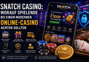 Snatch Casino: Worauf Spielende bei einem modernen Online-Casino achten sollten