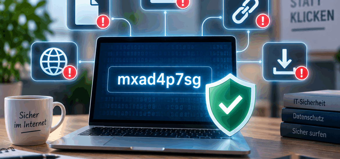 Sicherheitsprüfung von mxad4p7sg bei Dateien, E-Mails und Links