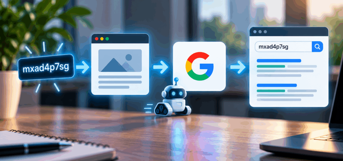 Wie mxad4p7sg von Google entdeckt und in den Suchergebnissen angezeigt wird